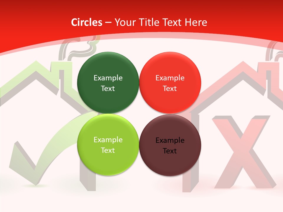 Estate Sale Button PowerPoint Template