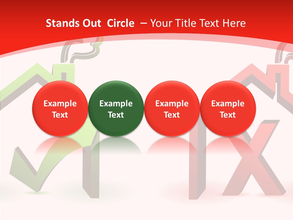 Estate Sale Button PowerPoint Template