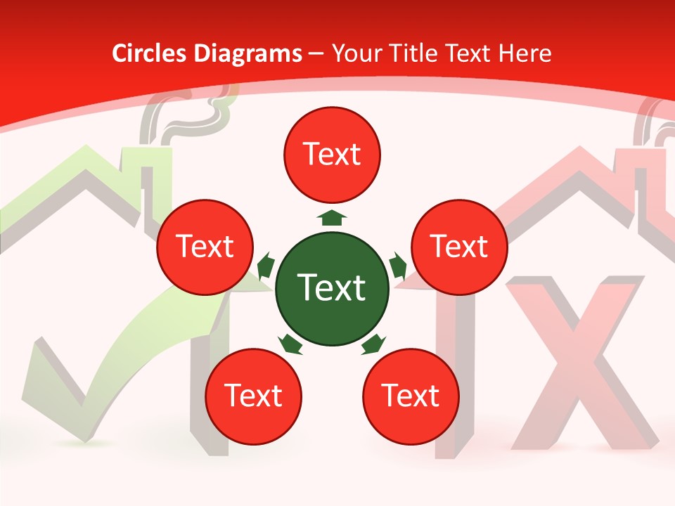 Estate Sale Button PowerPoint Template