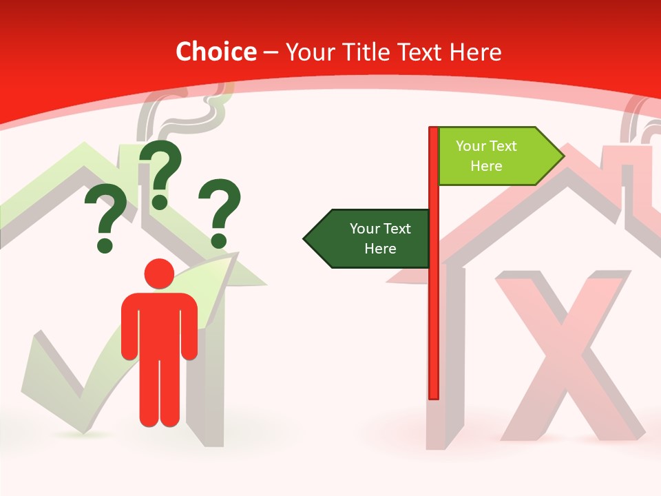 Estate Sale Button PowerPoint Template