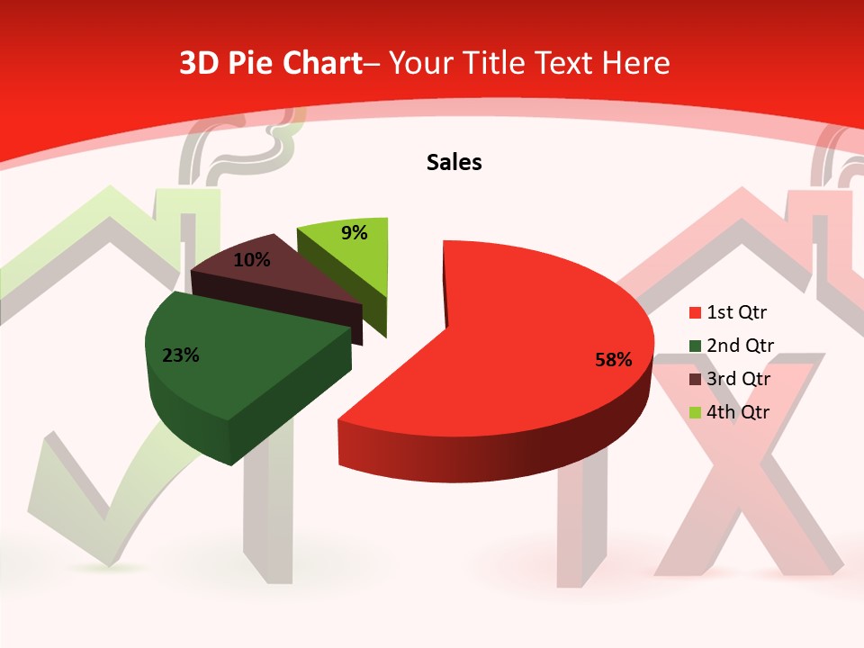 Estate Sale Button PowerPoint Template
