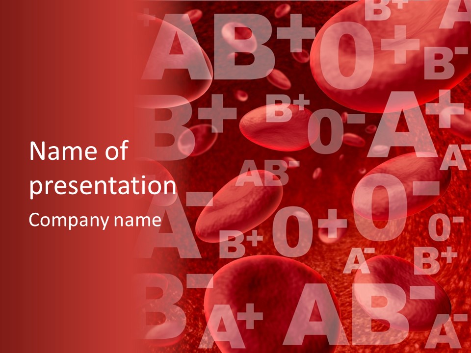 Coagulation Platelet Human PowerPoint Template