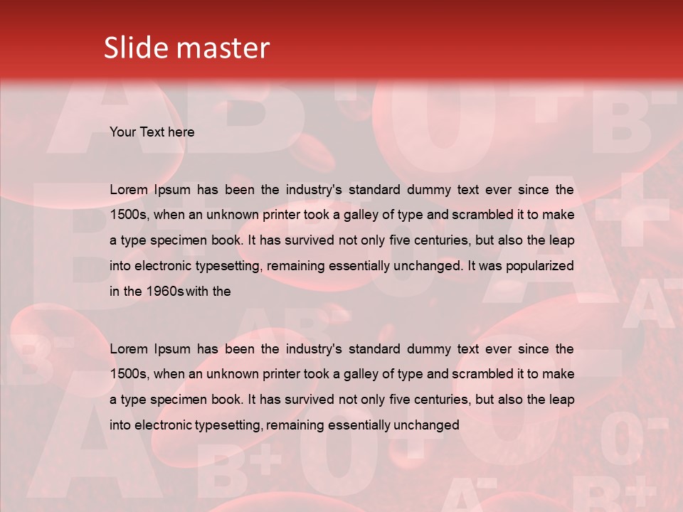 Coagulation Platelet Human PowerPoint Template