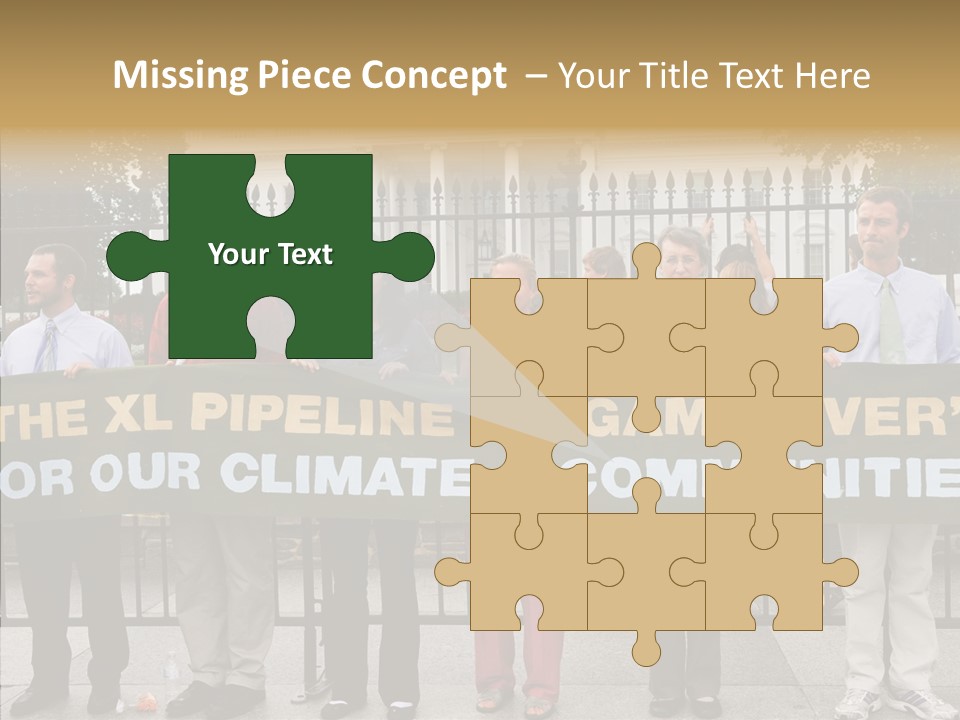 Disobedience District Demonstrator PowerPoint Template