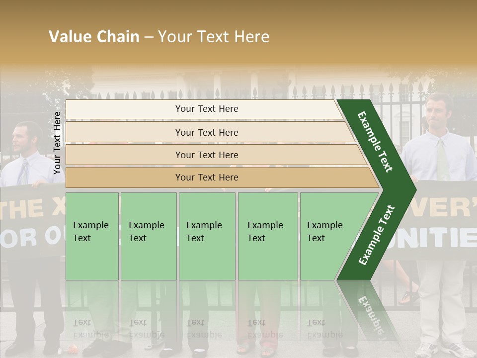 Disobedience District Demonstrator PowerPoint Template