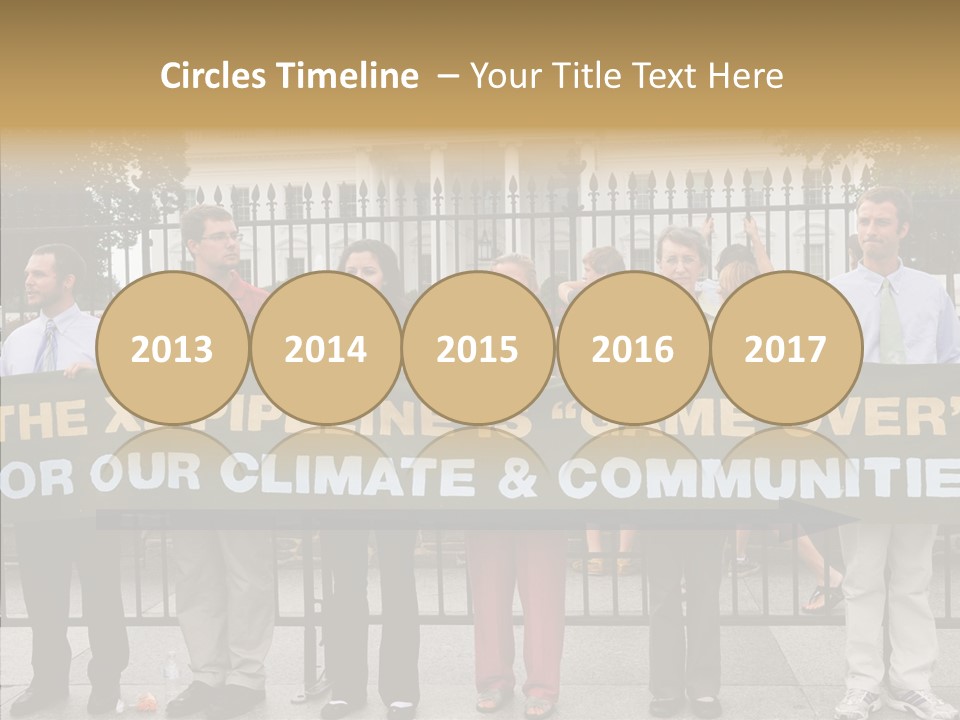 Disobedience District Demonstrator PowerPoint Template