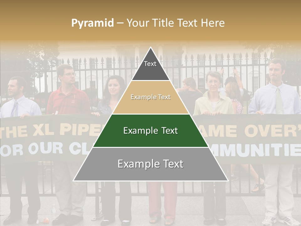 Disobedience District Demonstrator PowerPoint Template