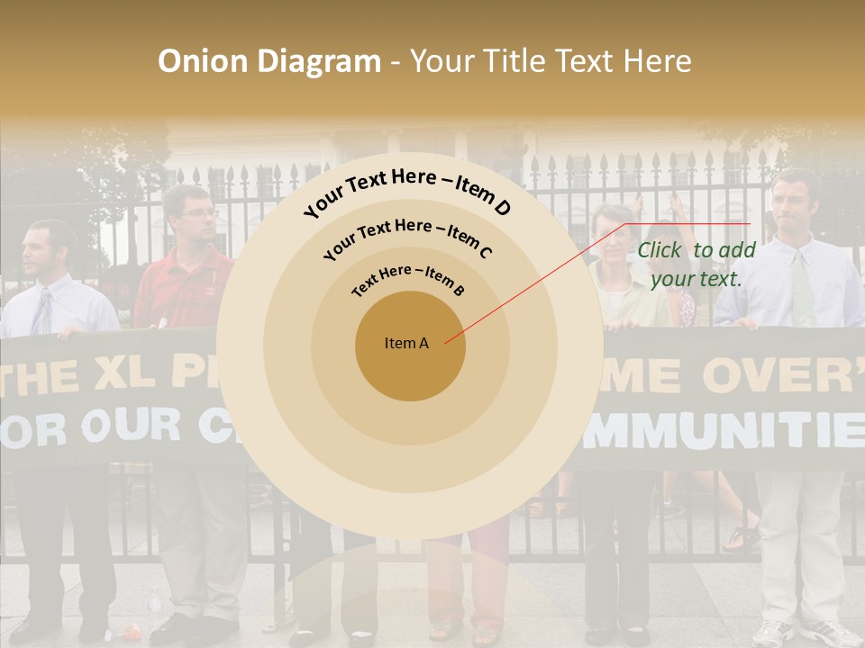 Disobedience District Demonstrator PowerPoint Template