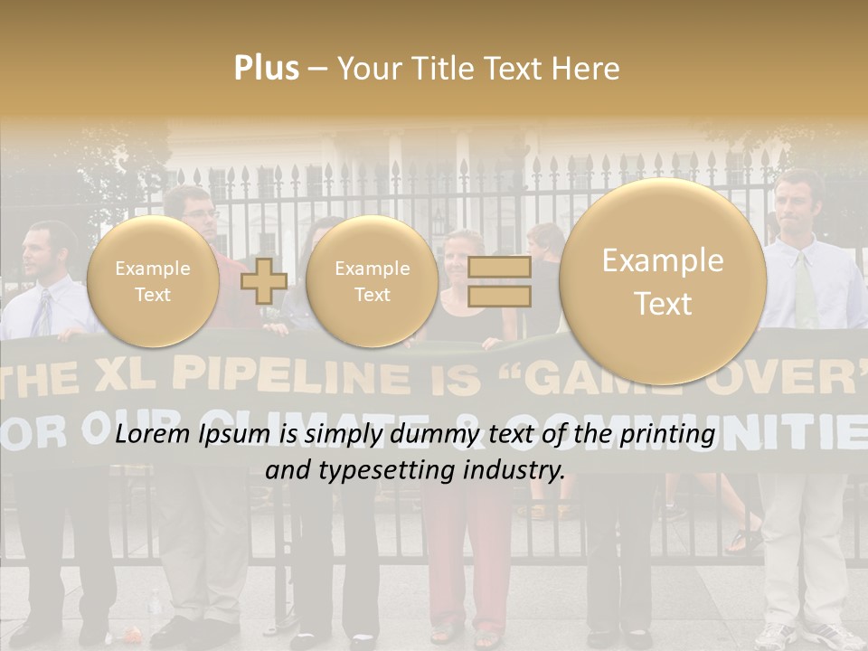 Disobedience District Demonstrator PowerPoint Template