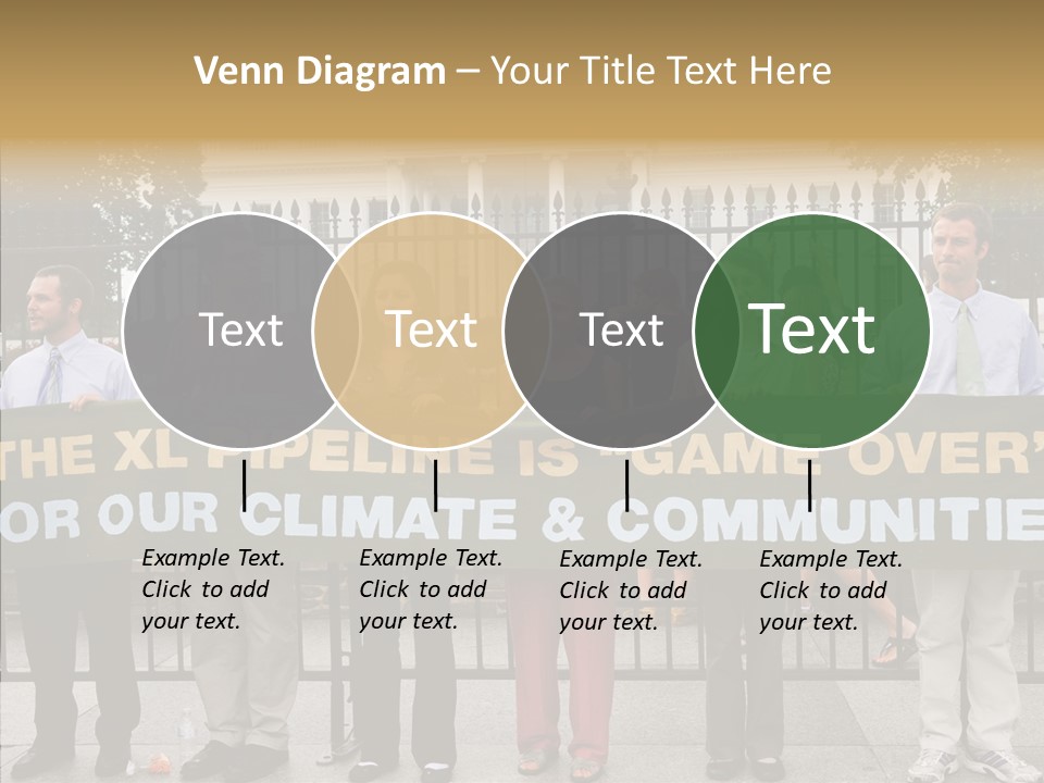 Disobedience District Demonstrator PowerPoint Template