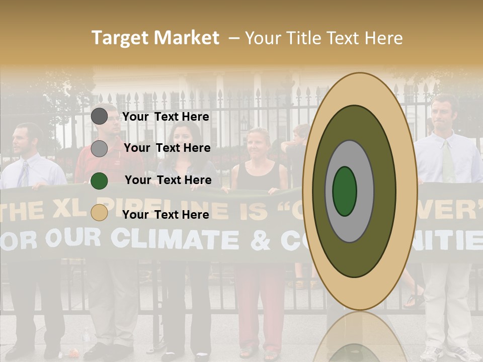 Disobedience District Demonstrator PowerPoint Template