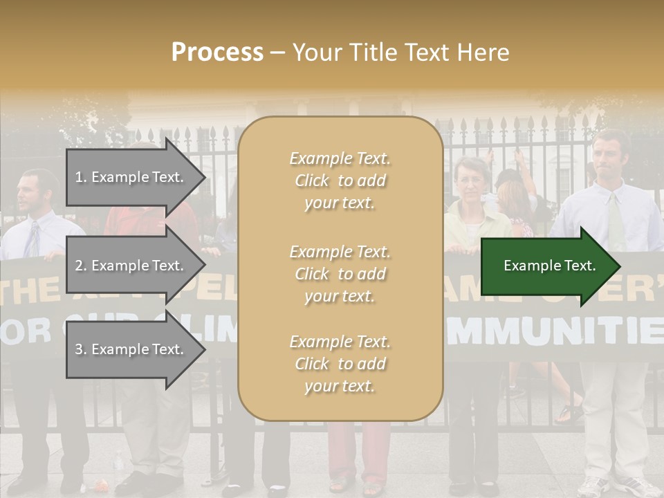 Disobedience District Demonstrator PowerPoint Template