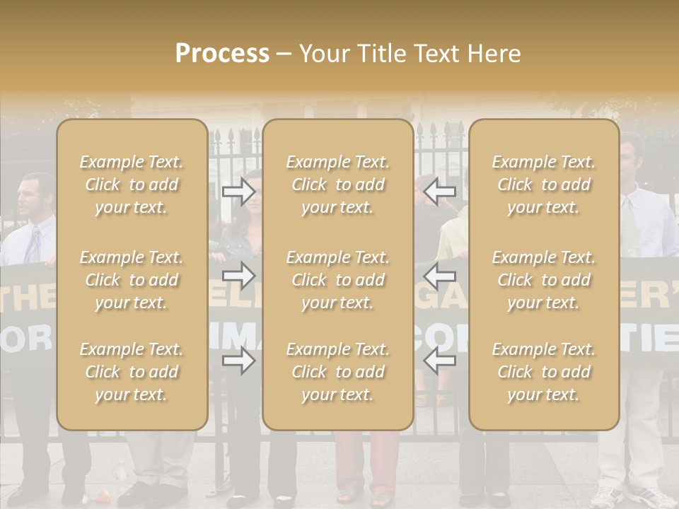 Disobedience District Demonstrator PowerPoint Template