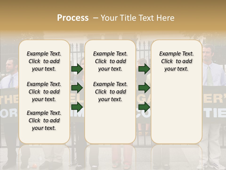Disobedience District Demonstrator PowerPoint Template