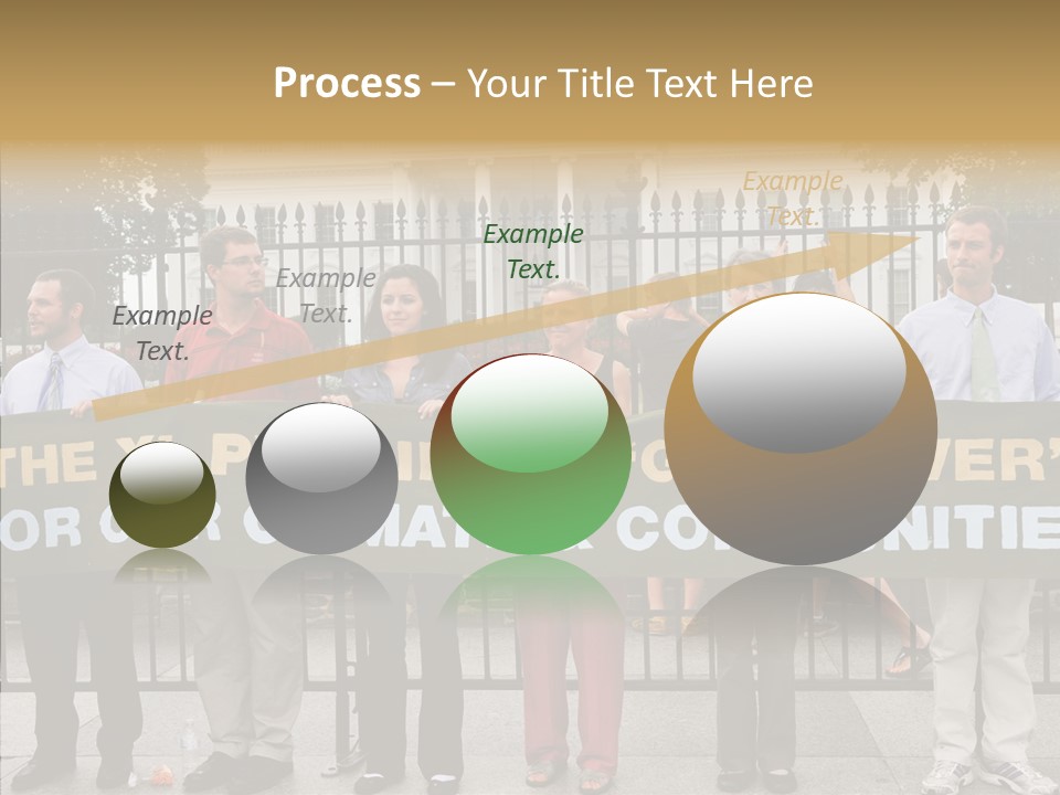 Disobedience District Demonstrator PowerPoint Template