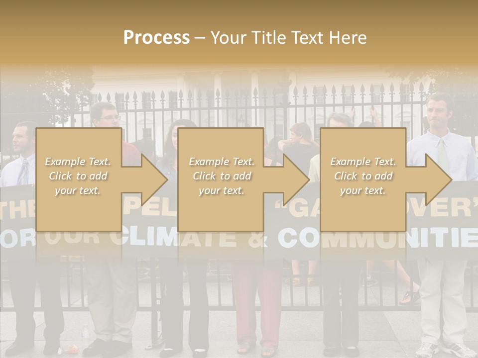 Disobedience District Demonstrator PowerPoint Template