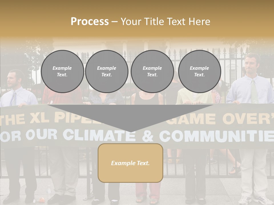 Disobedience District Demonstrator PowerPoint Template