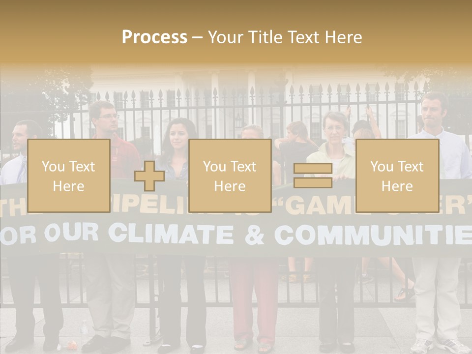 Disobedience District Demonstrator PowerPoint Template