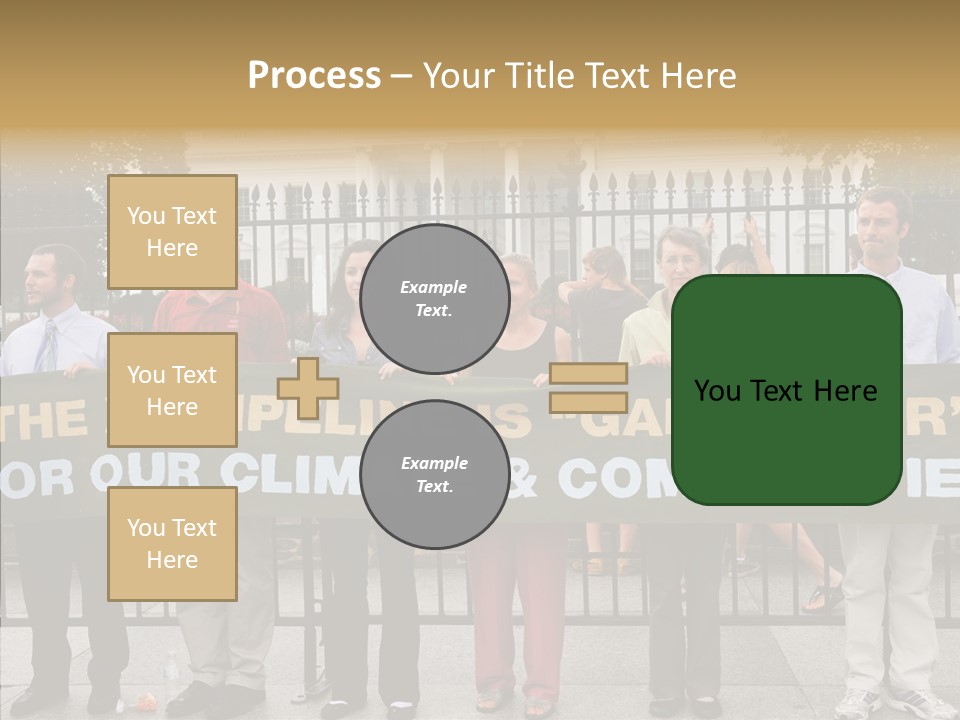 Disobedience District Demonstrator PowerPoint Template