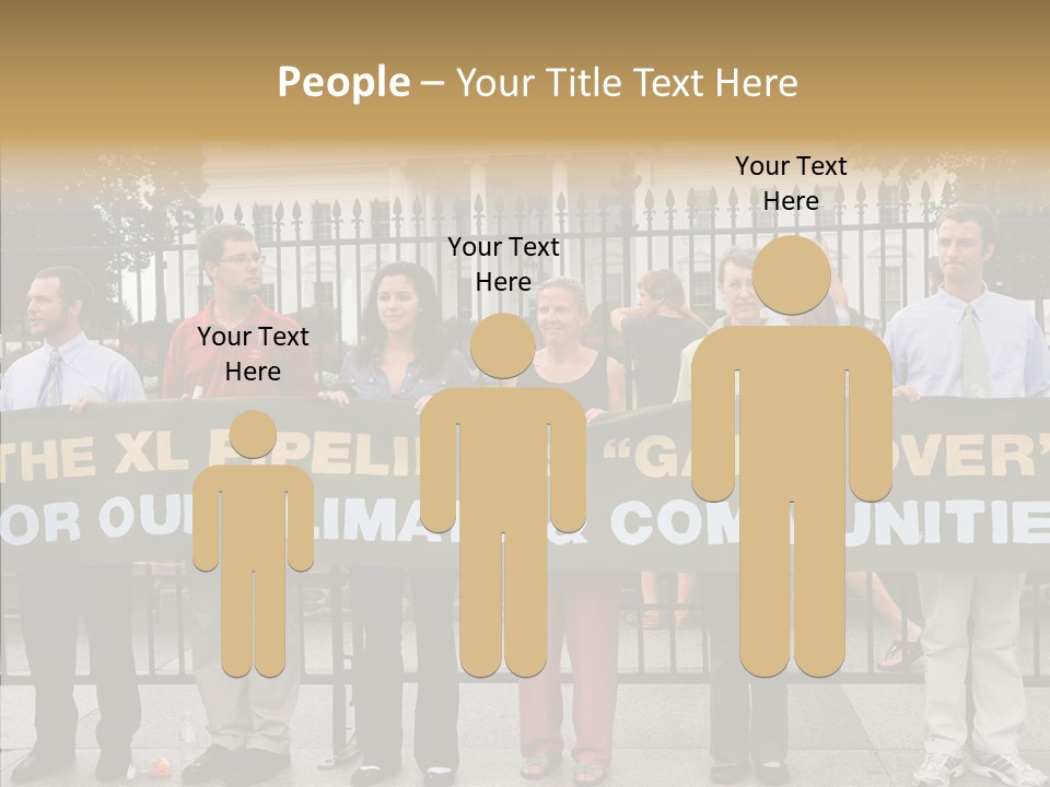 Disobedience District Demonstrator PowerPoint Template