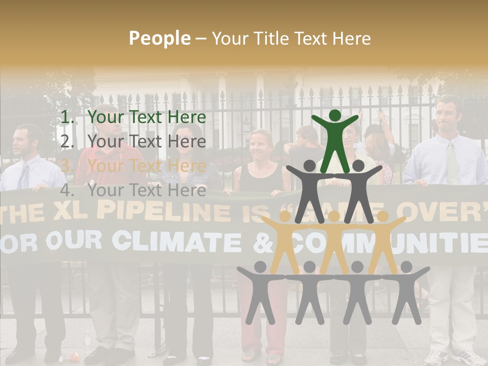 Disobedience District Demonstrator PowerPoint Template