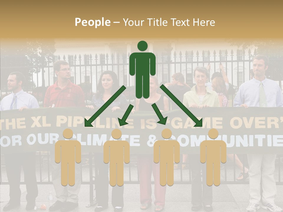 Disobedience District Demonstrator PowerPoint Template