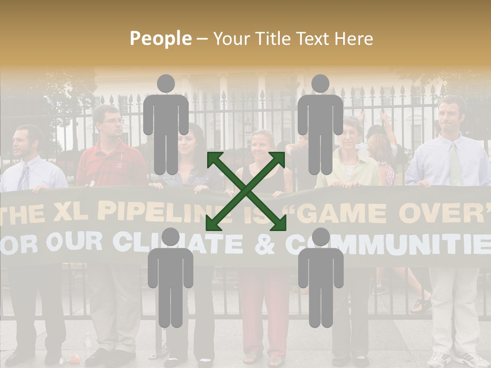 Disobedience District Demonstrator PowerPoint Template