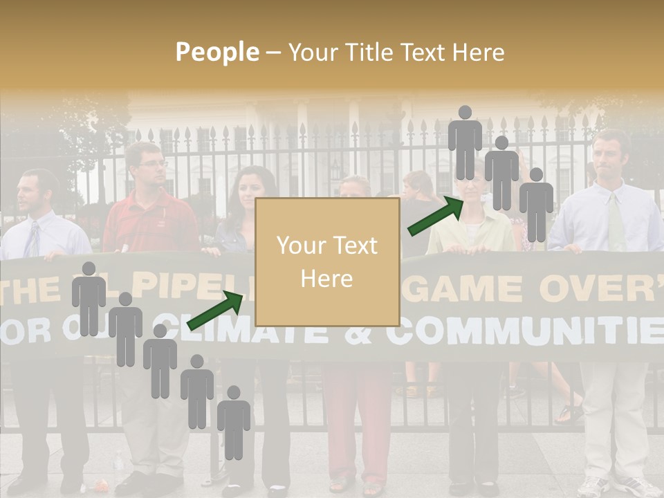 Disobedience District Demonstrator PowerPoint Template