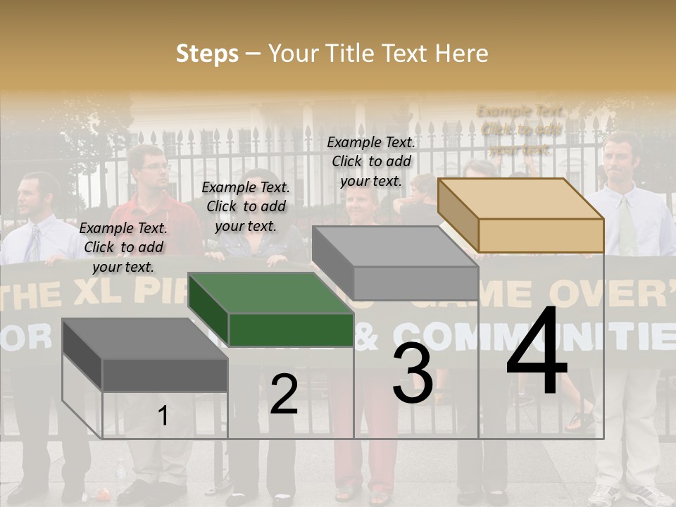 Disobedience District Demonstrator PowerPoint Template