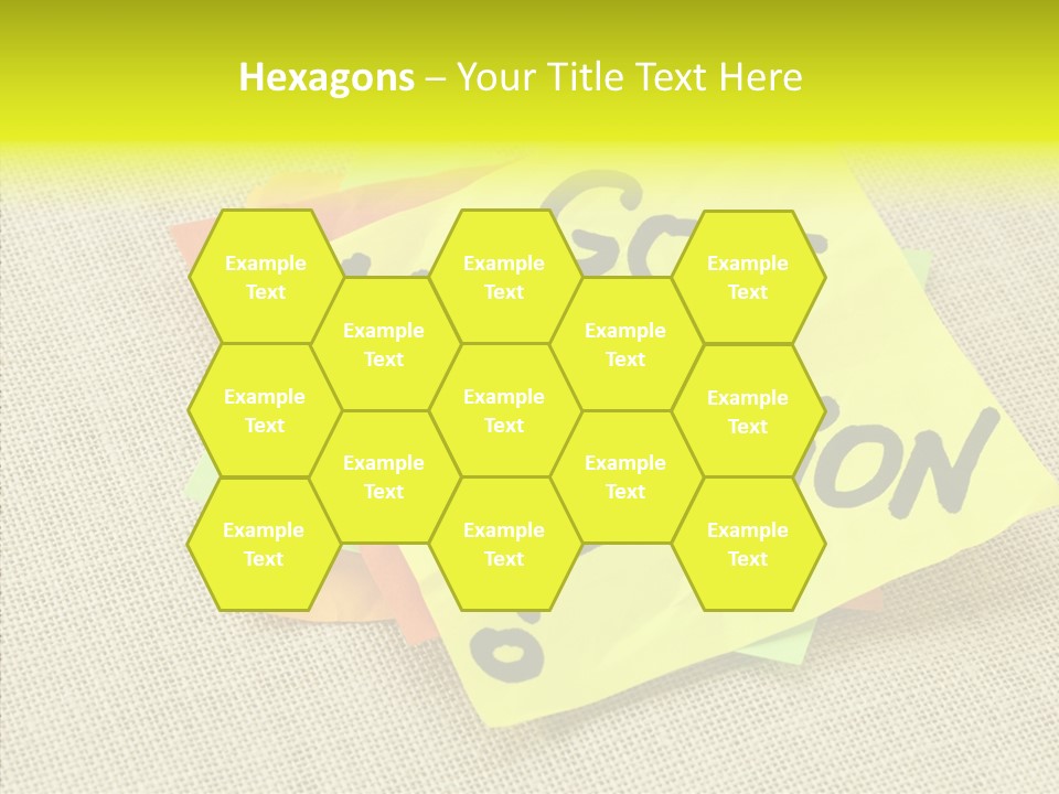 Yellow Reminder Sticky Note PowerPoint Template