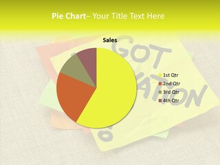 Yellow Reminder Sticky Note PowerPoint Template