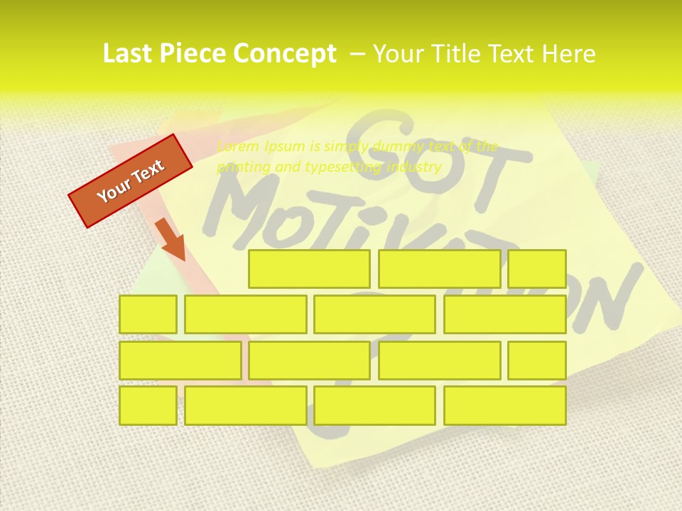 Yellow Reminder Sticky Note PowerPoint Template