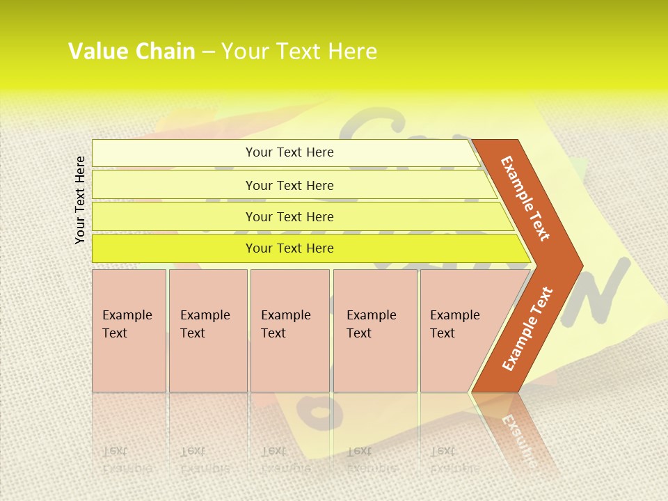 Yellow Reminder Sticky Note PowerPoint Template