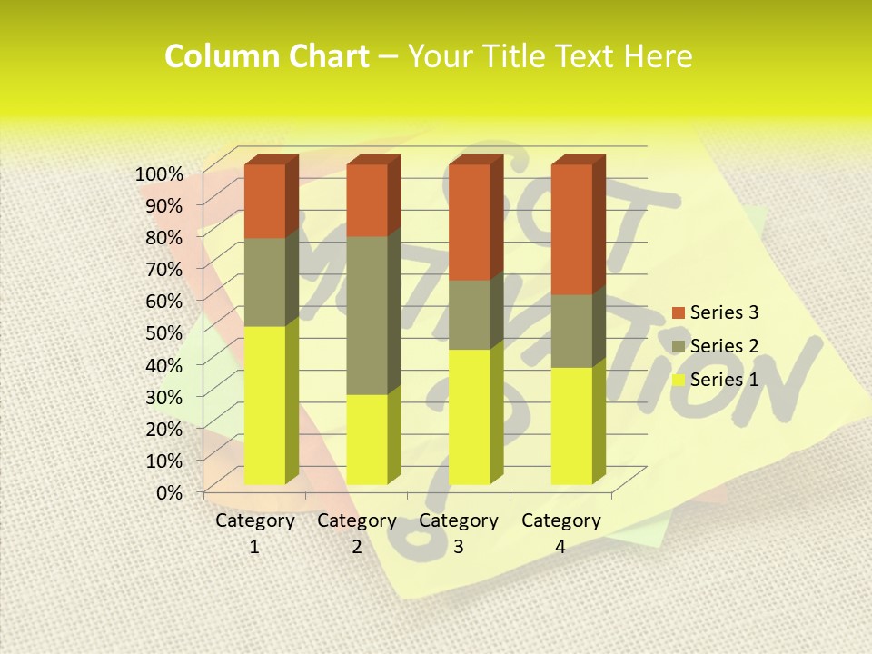 Yellow Reminder Sticky Note PowerPoint Template