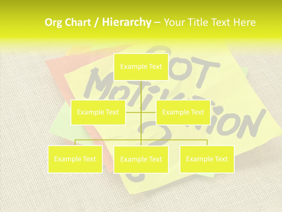 Yellow Reminder Sticky Note PowerPoint Template