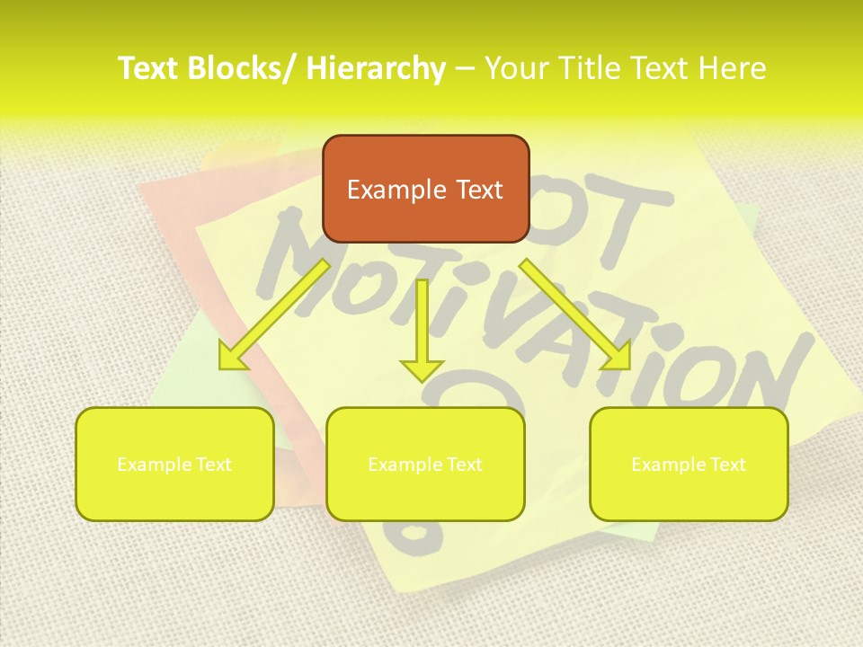 Yellow Reminder Sticky Note PowerPoint Template