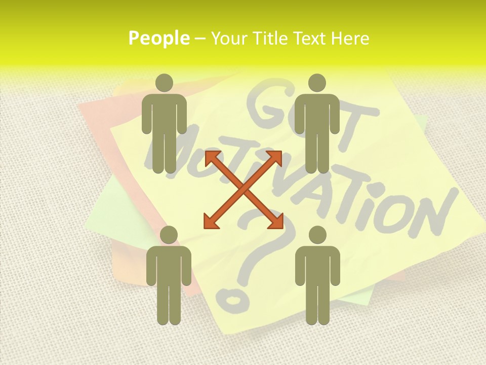 Yellow Reminder Sticky Note PowerPoint Template