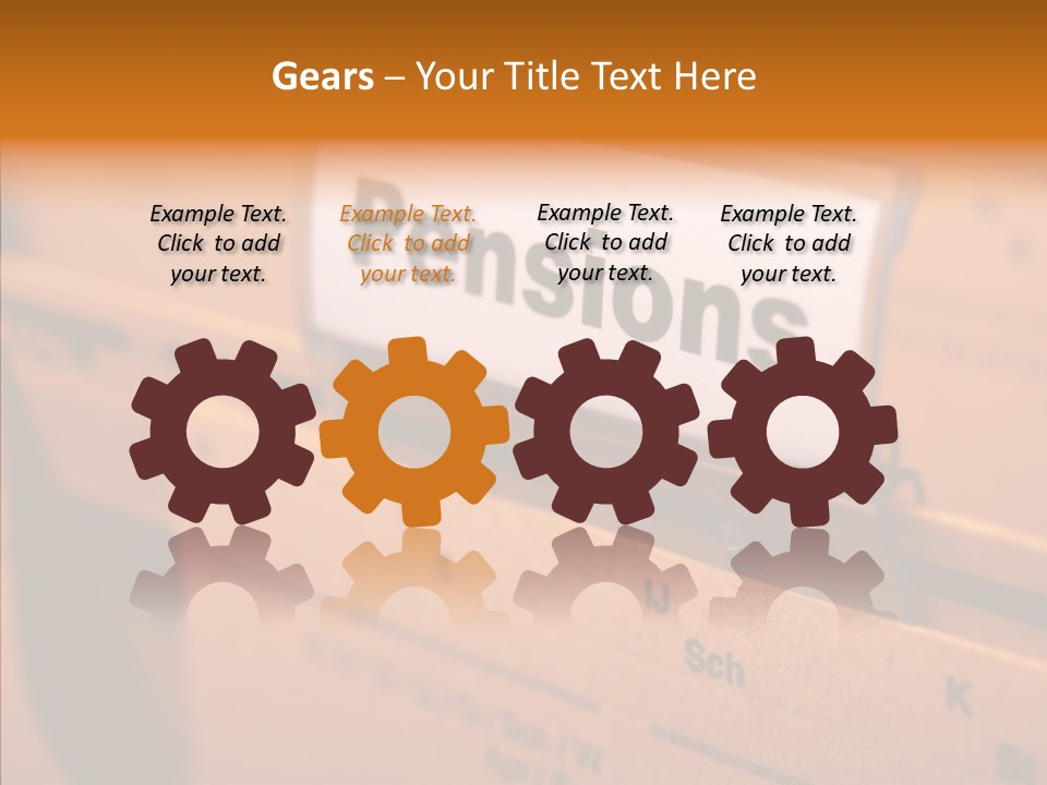 Benefit Ira Stock PowerPoint Template