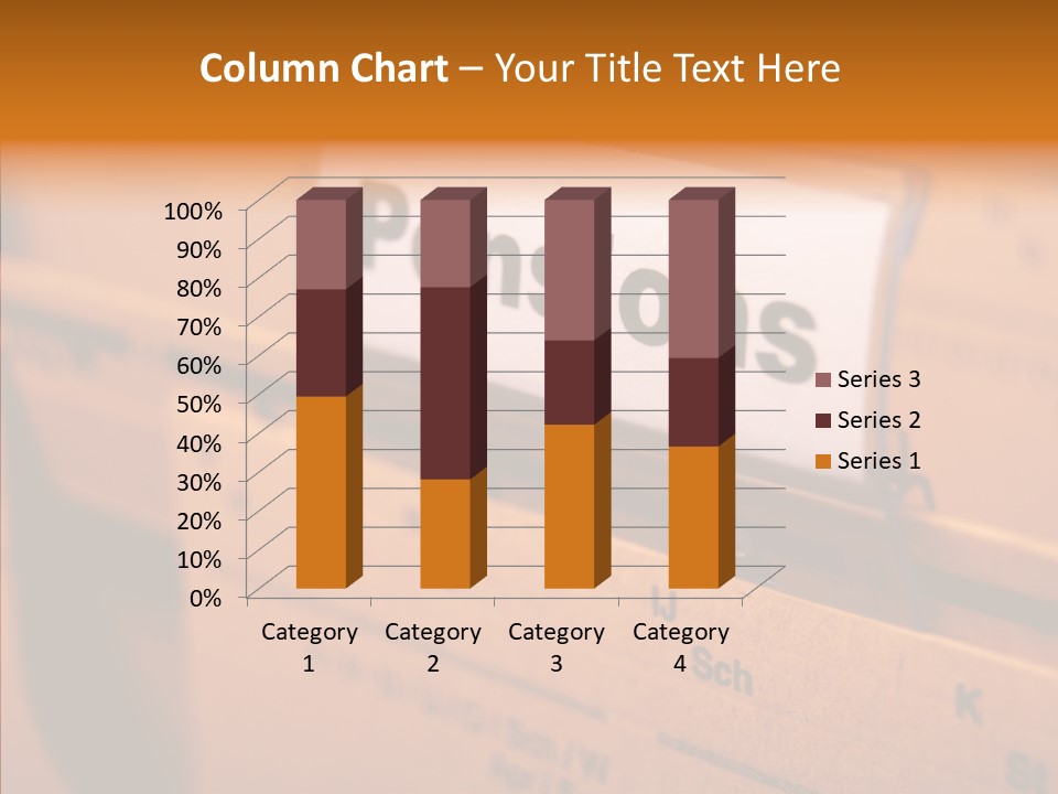 Benefit Ira Stock PowerPoint Template