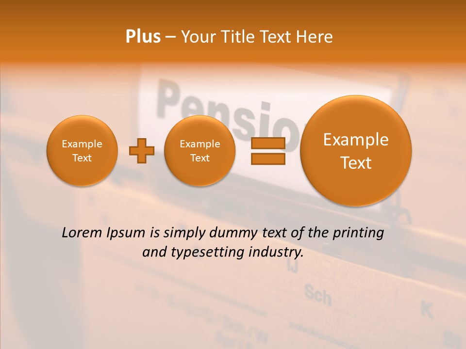 Benefit Ira Stock PowerPoint Template