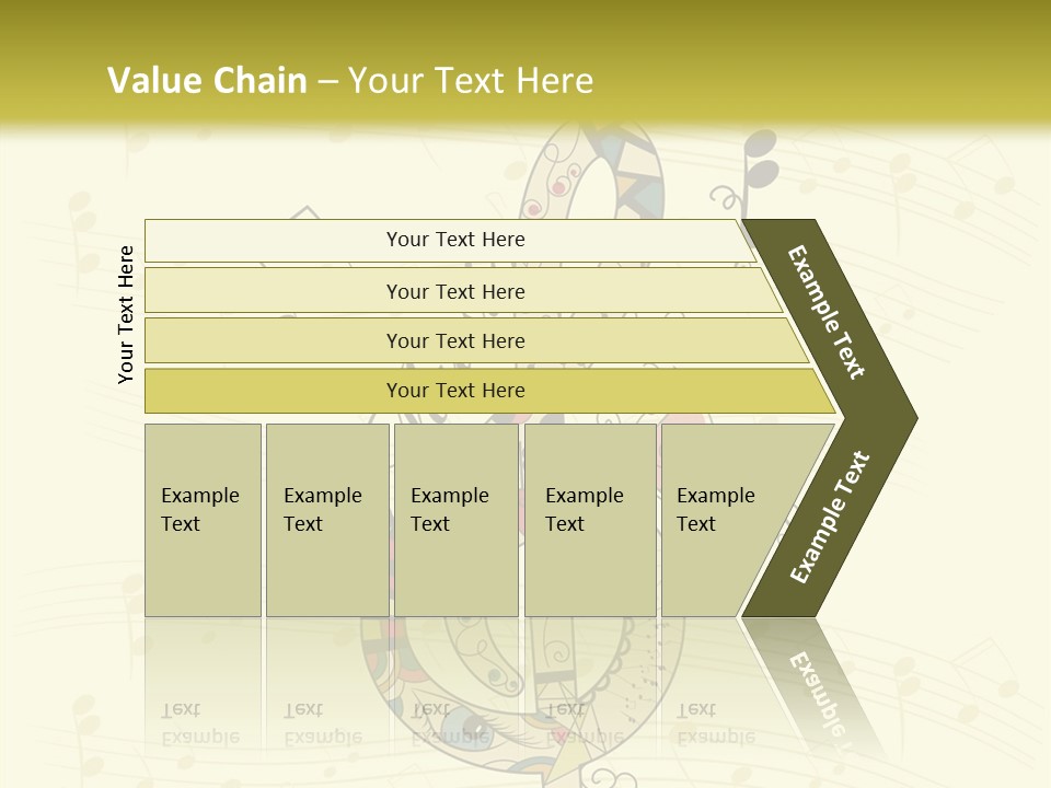 Black Banner Wallpaper PowerPoint Template
