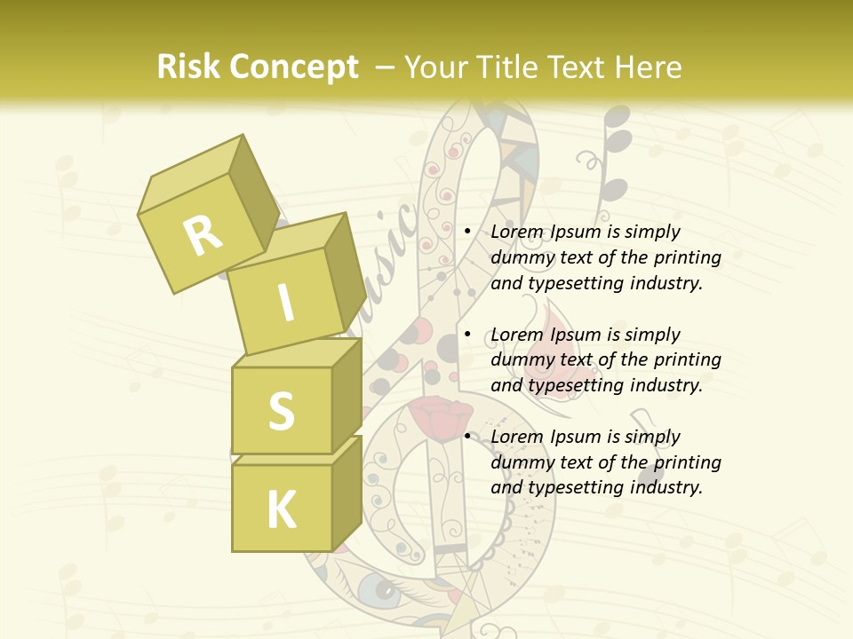 Black Banner Wallpaper PowerPoint Template