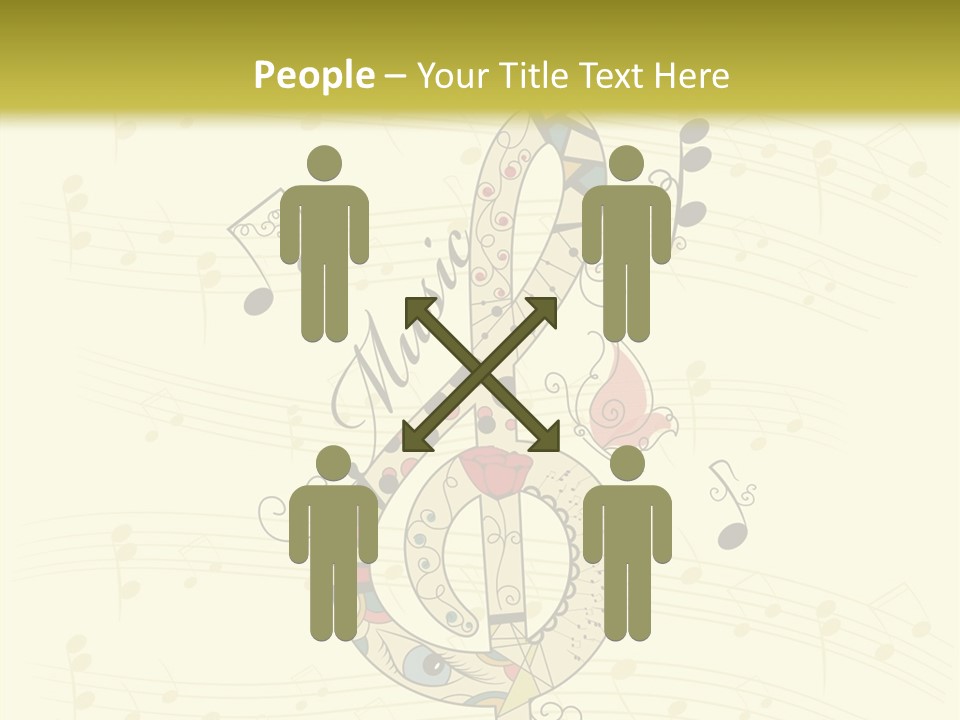 Black Banner Wallpaper PowerPoint Template