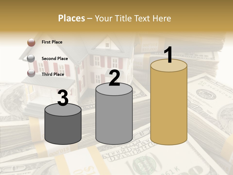 Hundred Purchasing Horizontal PowerPoint Template