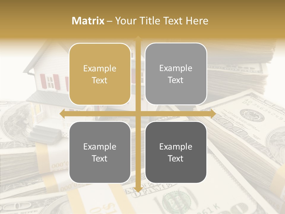 Hundred Purchasing Horizontal PowerPoint Template