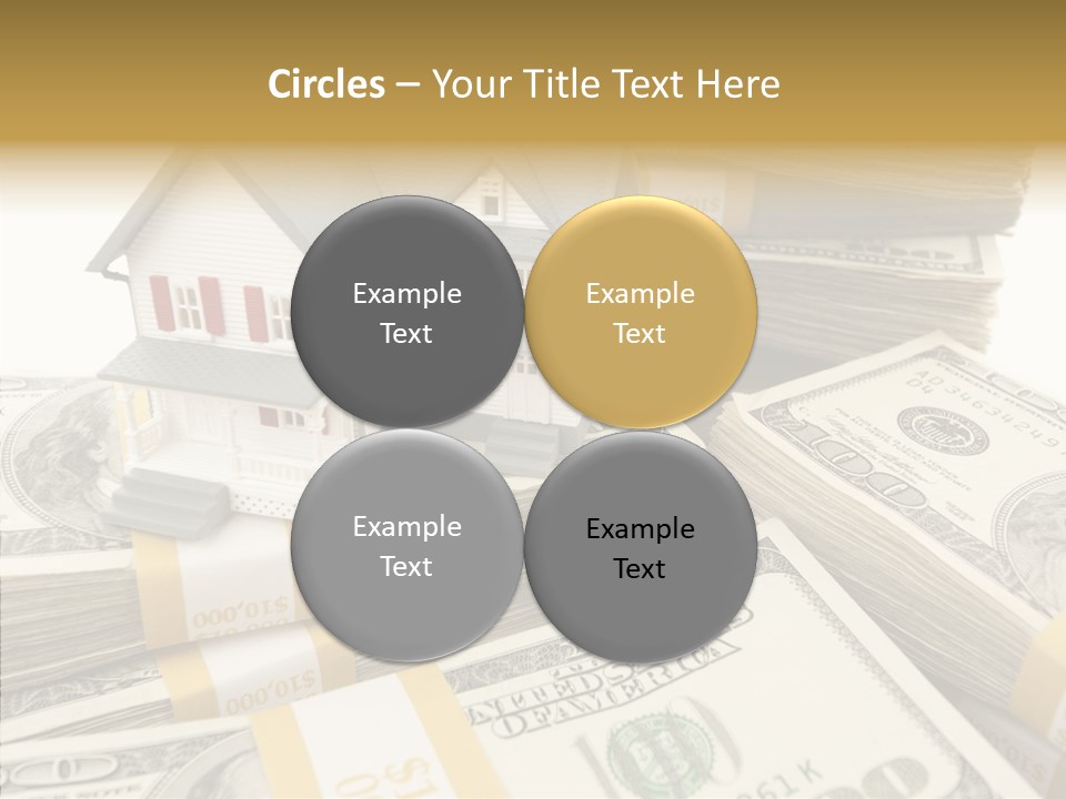 Hundred Purchasing Horizontal PowerPoint Template
