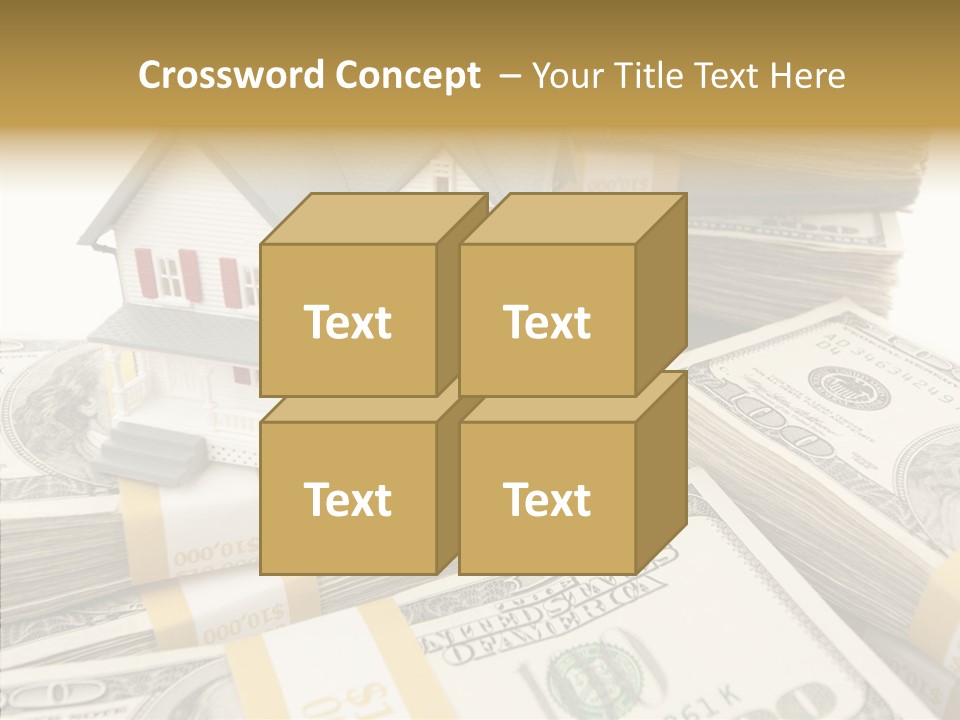 Hundred Purchasing Horizontal PowerPoint Template
