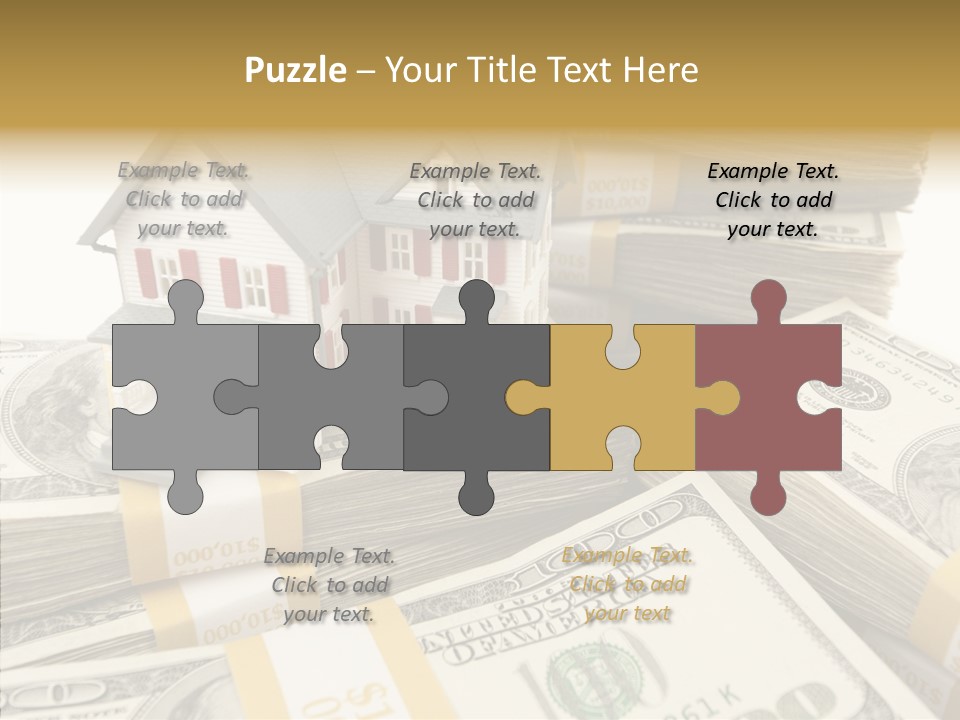 Hundred Purchasing Horizontal PowerPoint Template