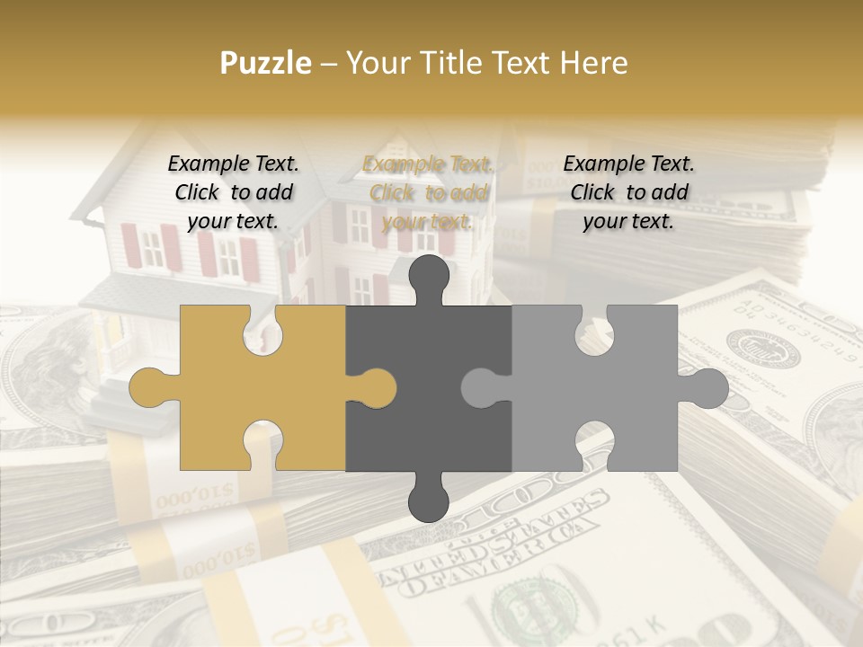 Hundred Purchasing Horizontal PowerPoint Template