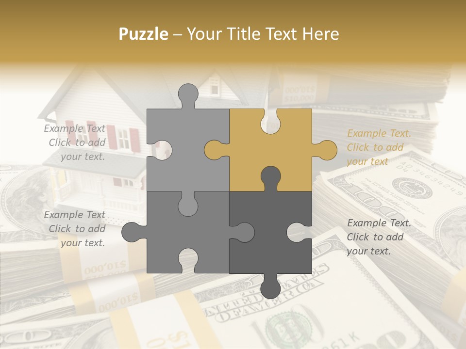 Hundred Purchasing Horizontal PowerPoint Template